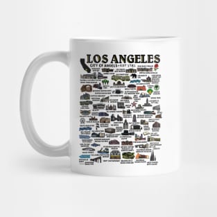 Los Angeles Map Mug